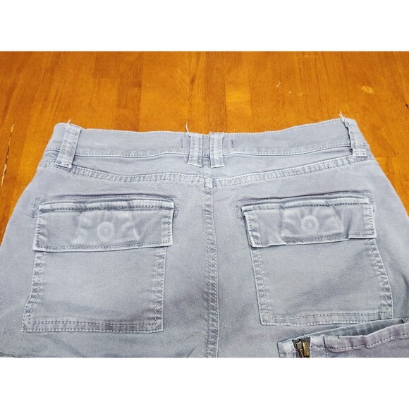 Madewell Gray Mid Rise Fatigues Ankle Zip Skinny Pants Sz 27 - Picture 7 of 8